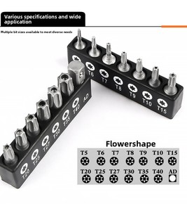 Jeu de 14 embouts Torx de sécurité anti-corrosion LXD en chrome vanadium T5 à T40 pour usage industriel - Product Image 3