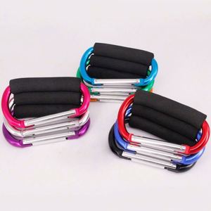 Custom Large Stroller <b>Clip</b> Safety Buckle Spring <b>Hook</b> Aluminum D Ring Shaped Carabiner Handle Custom Outdoor Use Durable High - Product Image 2