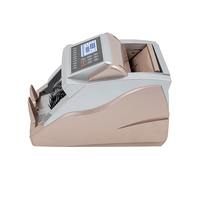 Compteur de devises professionnel JIENUO – Vitesse de 1000 pièces/min, trémie de 200 pièces, prise en charge de plusieurs devises (USD/EUR/GBP/INR/THB/PKR/TRL)