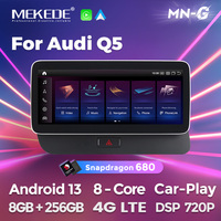 Reproductor de video con pantalla táctil Android MEKEDE Qualcomm 680, radio estéreo para automóvil, DVR automático, WIFI, cámara 4G para Audi Q5 Q5L SIN GPS MM I3G