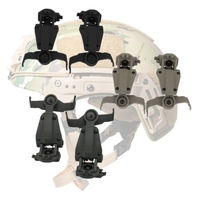 Adaptateur de rail de casque tactique TS TAC-SKY pour casque Wendy 2.0 3.0 Compatible avec le cache-oreilles de tir sportif Howard Leigh Impact
