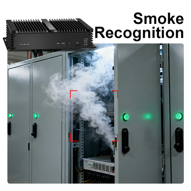 10moons Flame Detector Smoke Identify Fire Alarm Intelligent AI CCTV Network IP Camera for Security and Fire Prevention