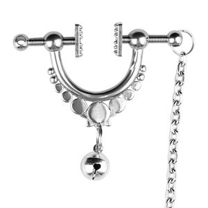 QKKQ corps chaîne collier réglable en acier inoxydable corps pinces avec chaîne Non Piercing Clip sur corps bijoux cadeau - Product Image 3