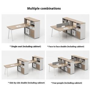 Venta directa de fábrica Combinación de silla y <span class=keywords><strong>escritorio</strong></span> multiposición de oficina multifuncional simple de alta calidad con pantalla - Product Image 3