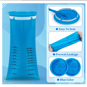 25 gói Túi nôn dùng một lần, túi xách tay chống rò rỉ 1000ml cho buồn nôn, say tàu xe, du lịch, máy bay, taxi, - Product Image 2