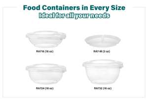 Boîte à lunch en plastique jetable de qualité supérieure bande solide sans déchirure bol à salade à clapet à emporter inviolable emballage alimentaire à emporter - Product Image 3