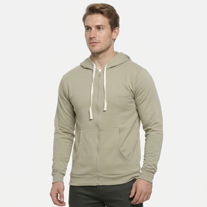 Sweat-shirt et sweat à capuche pour homme, fermeture éclair sur le devant, polaire, impression numérique, streetwear décontracté, fabricant OEM pour la vente en gros - Product Image 1