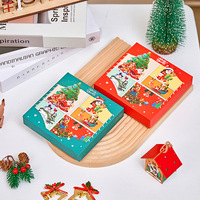 Neujahrs-Geschenkboxen: Hochwertige, Wasserdichte DIY 9-Fächer Quadratische Schachteln für Schokolade, Trüffel, Süßigkeiten, Babynahrung, für Zuhause und Büro