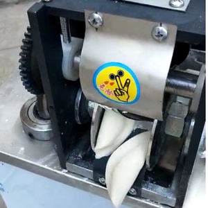 Boulette électrique congelée de seconde main grande machine de fabrication de feuilles de samosa automatique britannique à double teinture - Product Image 6