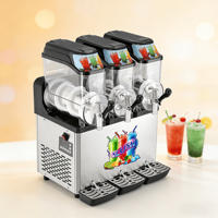 3 Tanks 35-40L Commerciële Draagbare Multifunctionele Elektrische Blender Smoothie Maker Slushy Maker Machine