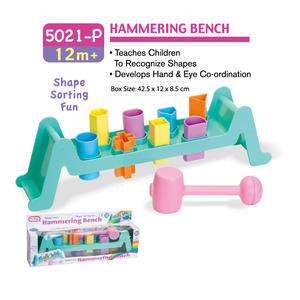 Jouet marteau éducatif Montessori en plastique Jnynke pour les tout-petits de 0 à 24 mois, certifié CE CPC, OEM ODM, banc de martelage - Product Image 1