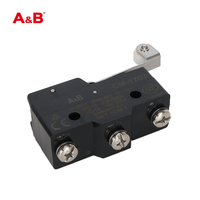 AB CM-1703 Micro-interrupteurs métalliques à levier à rouleau articulé court, interrupteur de fin de course homologué CE, 15A max. Courant AC250V SPDT IP40