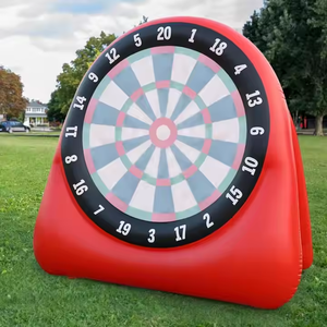 Grand jeu de fléchettes gonflable de 6 pieds de haut pour frapper et lancer, cible de fléchettes gonflable de football avec 4 balles de lancer - Product Image 5