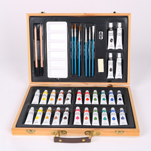 36pcs Wholesale Competitive Price Customized Deluxe Creative Art <strong>Drawing</strong> Art Sets With Wooden Box Package - Product Image 6