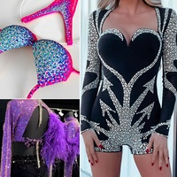OLeeya 2088 Strass Premium en Cristal Thermocollants à Dos Plat, 8 Pierres Grandes, 8 Pierres Petites, 16 Facettes, Tailles SS10-SS30 pour Bricolage, Artisanat et Décoration d'Ongles