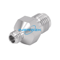 Adaptateur coaxial RF INERGYK 40 GHz 1,0 mm femelle vers 2,92 mm femelle 50 Ohm avec contact en cuivre béryllium plaqué or 150 V certifié SGS