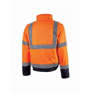 U-POWER - HL158OF-3XL Crafty <b>Orange</b> Fluo high-visibility bomber <b>jacket</b> - EAN 8033546385807 <b>HI</b>-<b>VIS</b> WORKWEAR - Product Image 2