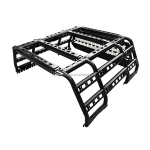 Barres transversales universelles <span class=keywords><strong>pour</strong></span> toit de <span class=keywords><strong>camion</strong></span> en <span class=keywords><strong>acier</strong></span>, fixation sur le <span class=keywords><strong>coffre</strong></span>, grande capacité, <span class=keywords><strong>pour</strong></span> Tacoma, Jeep, Tundra, Dmax, Hilux, cadre réglable - Product Image 4