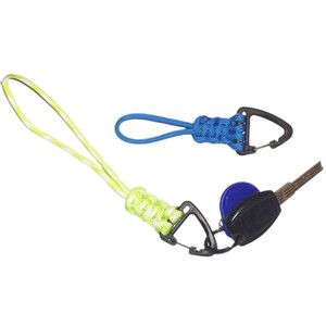 WoYg Handmade Nylon Keychain With Zinc Alloy Carabiner Outdoor Sports Durable Knitted Rope <b>Hook</b> - Product Image 5
