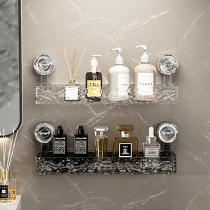 Mensola per bagno mobile porta <span class=keywords><strong>doccia</strong></span> con supporto per ventose ondulata - Product Image 2