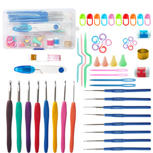ชุดเย็บผ้าแบบทำมือ<span class=keywords><strong>52</strong></span>ชิ้นชุดตะขอถักพร้อมกล่อง - Product Image 1