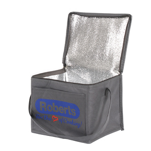 Grande Capacità di Consegna Cibo Impiegato Tessuto Non Tessuto Asporto Isolamento Foglio di Alluminio dispositivo di Raffreddamento del Ghiaccio Termico Box Carry Bag - Product Image 1