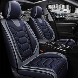 Fundas de Asiento de Coche de Cuero para Todas las Estaciones, Accesorios para Coche, Decoración de Interiores, 9 Piezas, Fundas de Asiento de Coche Personalizadas de Cuero para Todas las Estaciones - Product Image 4