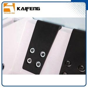 Phong Cách Châu Âu Trong Nhà Hiện Đại Thông Minh Đôi Bồn Tắm Xoáy Nước KF-626 Hình Chữ Nhật Màu Trắng Hydro Massage Tắm Hai Người Với Thác Nước - Product Image 5