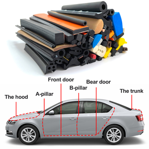 แผ่นซีลยางติดประตูรถสำหรับทุกรุ่น, แผ่นซีลติดกระจกหน้ารถยนต์ - Product Image 2