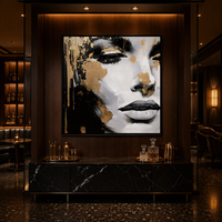 Ventes chaudes, peinture murale moderne d'art numérique représentant des femmes nues, peinture d'art moderne personnalisée pour la décoration de la maison