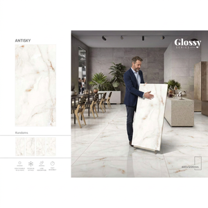 Middle East Premium Porcelain Tiles 600x1200mm Glazed Surface for Modern Residential and Hotel Projects - Product Image 6