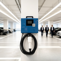 Estación de Carga Móvil para Vehículos Eléctricos 7kW CCS2 Gun OCPP 1.6J Tipo Móvil para Soporte de Flotas Jinghu TA-DC-7-B