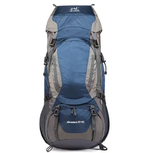 Yeni profesyonel dağcılık sırt çantası rahat moda açık kamp sırt çantası büyük kapasiteli erkekler ve kadınlar 80 Litre