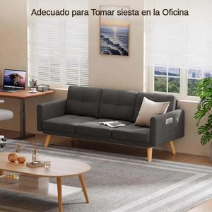 Petit ensemble de canapé-lit pliable simple et moderne à double usage avec trois fauteuils pliants 3 places canapé-lit pour appartement - Product Image 6