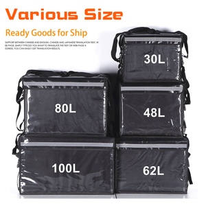 Sac de livraison de nourriture <span class=keywords><strong>isotherme</strong></span> de grande taille 48L pour aliments chauds <span class=keywords><strong>et</strong></span> froids, sac d'épicerie imperméable, sac de livraison de restauration, boîte à <span class=keywords><strong>lunch</strong></span> <span class=keywords><strong>isotherme</strong></span> OEM 4-6h - Product Image 6