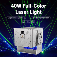 Laser RGB JG40F 40W, étanche IP65, faisceau laser extérieur pour spectacle sur scène, DJ, discothèque, événement, fête