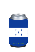 Manchon isolant réutilisable en néoprène avec drapeau d'Haïti, idéal pour canettes de bière ou de cola glacé, et pour boissons froides
