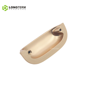 Metal <strong>Kitchen</strong> Furniture Cupboard <strong>Handle</strong> Fancy Zinc Alloy <strong>Drawer</strong> <strong>Pull</strong> <strong>Knobs</strong> Cup <strong>Shell</strong> Cabinet Door <strong>Handle</strong> - Product Image 3