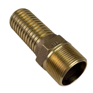 Adaptador de bronce de 1-1/4 pulgadas con conexión de manguera de púas - Product Image 5