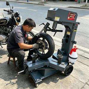 Machine à changer les pneus de moto électrique BY108A 500W pour scooter, tricycle, outil de réparation de jantes de 8 à 18 pouces, équipement de garage - Product Image 2