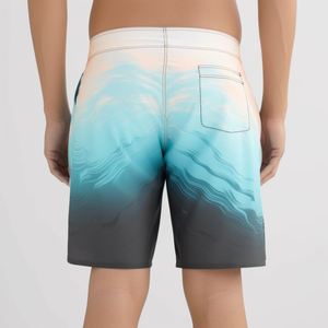 Custom <b>Mens</b> Swim <b>Trunks</b> Quick Dry Board Shorts Drawstring Breathable Hawaiian Style Beach Shorts Boardshorts - Product Image 3