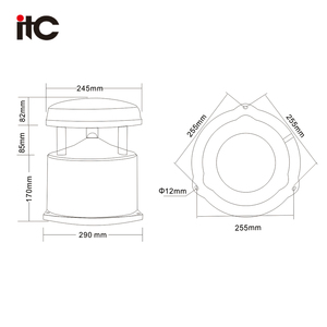 PA Wasserdichter Garten lautsprecher im Freien grün 3,8 W 7,<span class=keywords><strong>5</strong></span> W 15W Landschaft Rasen garten lautsprecher - Product Image 3