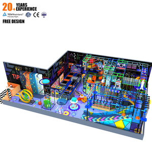 Parc d'aventure commercial, parcours de cordes, centre de jeux familial, château gonflable, équipement de terrain de jeux intérieur sur mesure pour enfants - Product Image 1