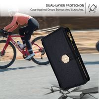 Étui portefeuille en cuir PU grande capacité avec fentes pour cartes et sangle bandoulière brevetée pour iPhone 17 Pro Max 16 15 Plus 14 13 12 Coque arrière