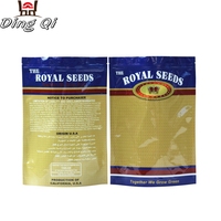 Sachets d'emballage personnalisés anti-odeur ziplock pour graines de légumes et tomates sac en aluminium graines de tournesol