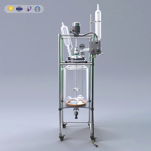 Chaudière de réaction semi-automatique en verre borosilicate de haute qualité 10 20 50 100 200L Extraction liquide-liquide à température ambiante - Product Image 6