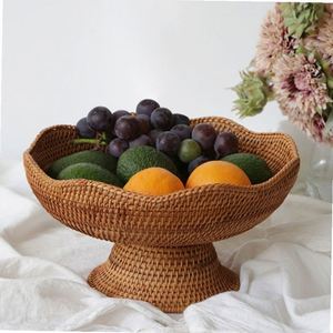 Cesti per Biancheria, Piccoli Cesti per Riso, Cesto in Vimini, Piccolo Cesto in Rattan Marocchino, Cesto Regalo, Grandi Cesti Fitness, Cesto Intrecciato con Schienale - Product Image 3