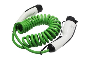 <span class=keywords><strong>Tipo</strong></span> 1 a di <span class=keywords><strong>tipo</strong></span> 2 32A 5 Metri di cavo di ricarica con verde/nero/arancione cavo a spirale - Product Image 3