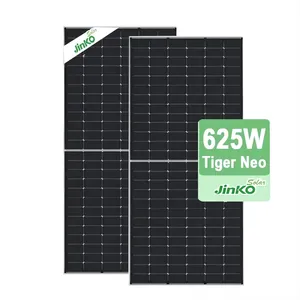 Jinko Nova Versão 600w 610w 615w 620w 625W Tiger Neo Módulo Solar N Tipo Bifacial de Alta Eficiência Painel Solar Preço