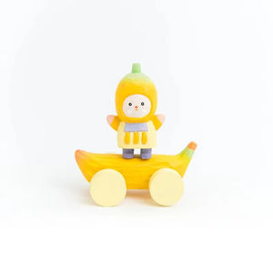 งานฝีมือตกแต่งทำจากไม้ที่ทำด้วยมือออกใหม่เครื่องประดับรูปมนุษย์ผลไม้สุดสร้างสรรค์งานแกะสลักไม้ - Product Image 6